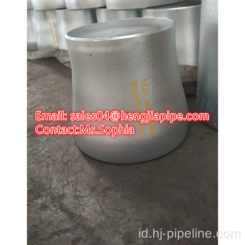 EN10253 butt weld pipa fitting reducer konsentris